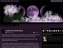 Tablet Screenshot of blissfulmoon.com